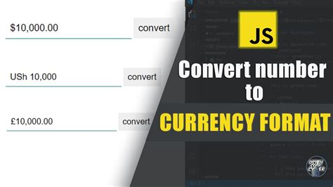 Number and Currency Formatting in JavaScript using .